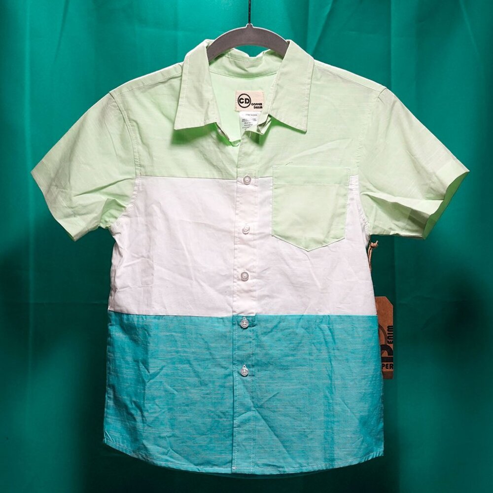 NWT Copper Denim Boys Shirt Size M